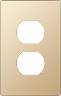 ENERLITES Elite Series Duplex Outlet Receptacle Cover, Screwless Wall Plate by Enerlites