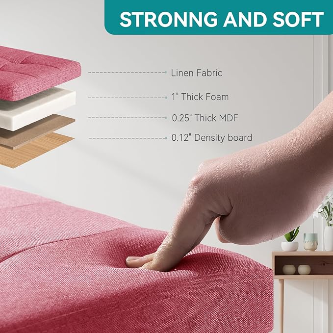 BRIAN & DANY Ottoman with Storage, Small Storage Ottoman - Image 5