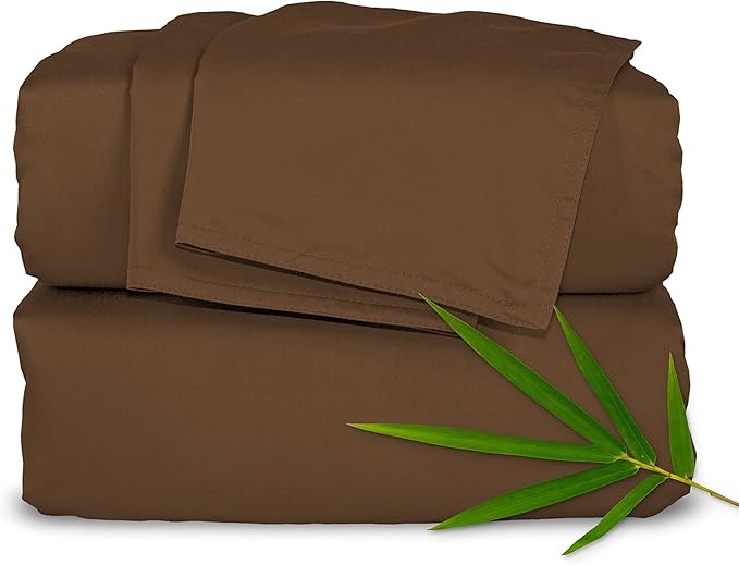 Pure Bamboo Split King Sheets, Genuine 100% Organic Viscose Derived from Bamboo by PureBamboo