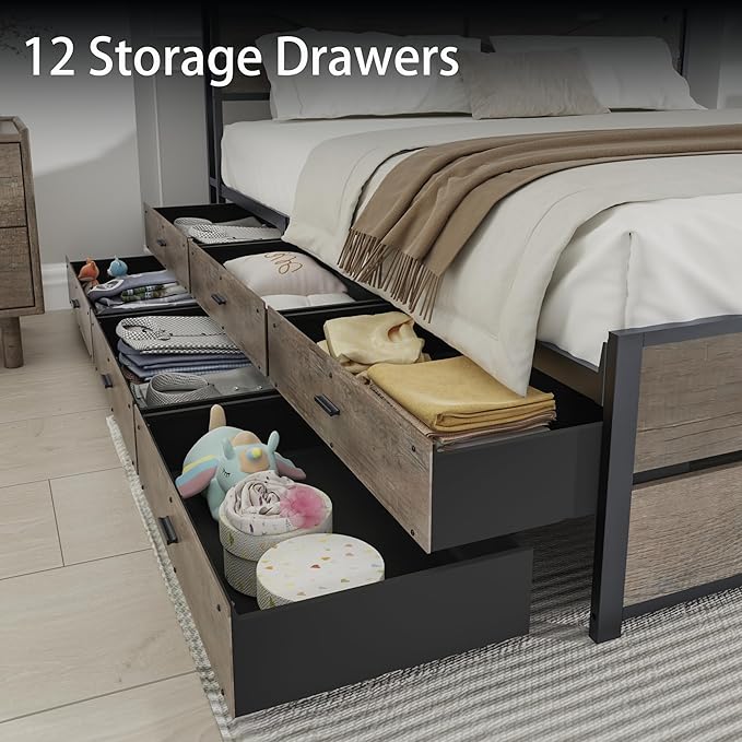Queen Size Wooden Bed Frame - Image 6