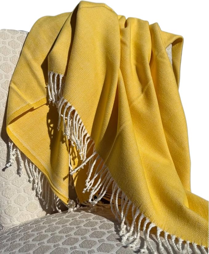 Alashan Cotton Acrylic Adirondack Herringbone Woven Throw - Image 3