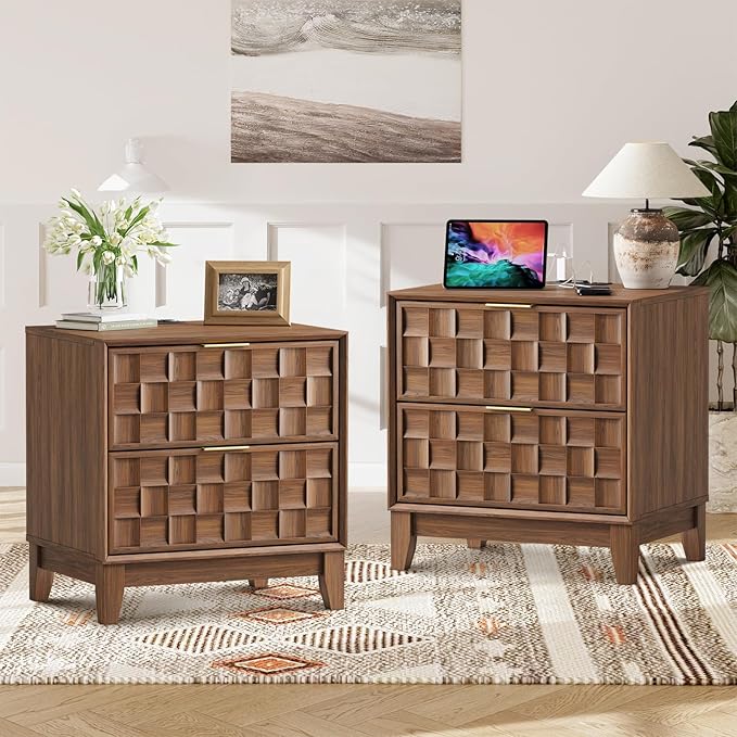 COLAMY Night Stand Set of 2, Nightstand - Image 10