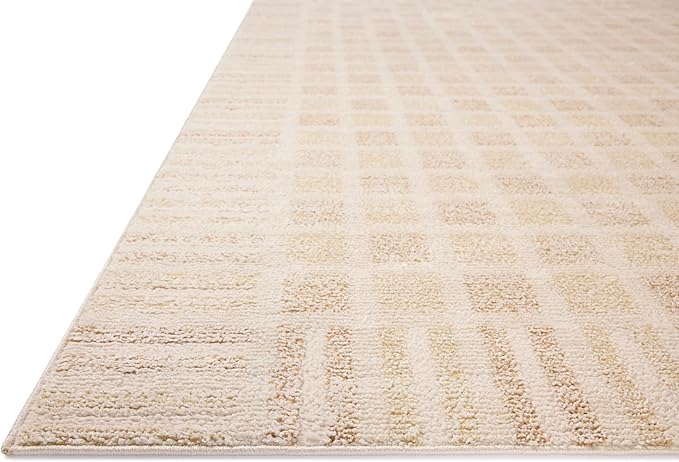 Loloi Chris Loves Julia Calvin Collection CLV-03 Bone/Natural 7'-10" x 7'-10" - Image 6