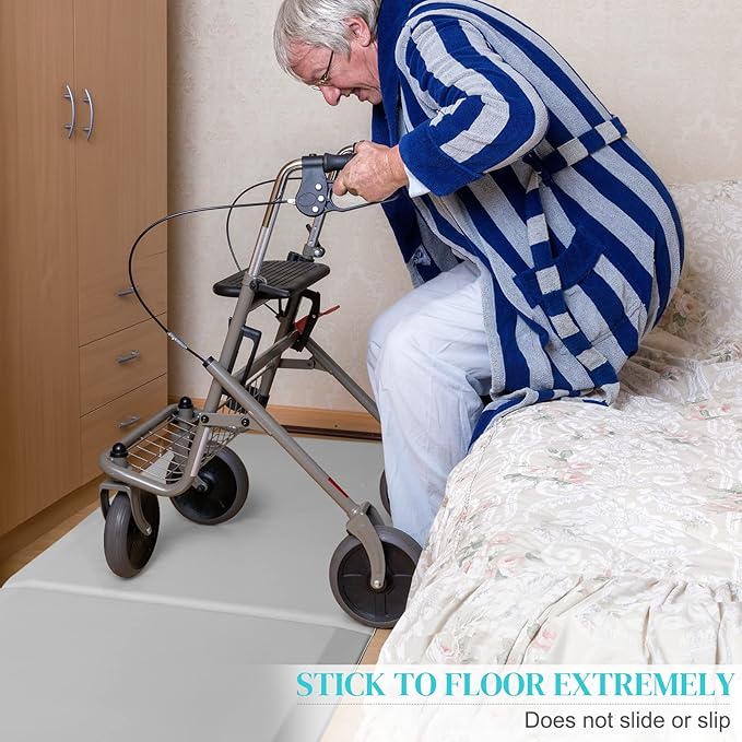 Bi-Fold Fall Mats for Elderly Senior Handicap Fall Prevention Pad, Bedside - Image 7