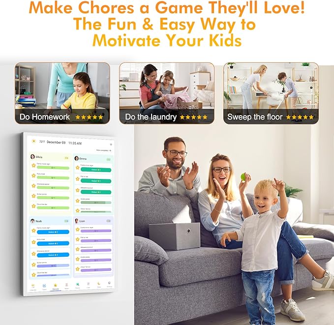 27 Inch Digital Calendar Chore Chart - Image 4