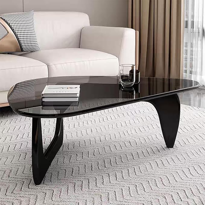 Modern Glass Coffee Table, Mid Century Coffee Table, Small Coffee Table - Image 8