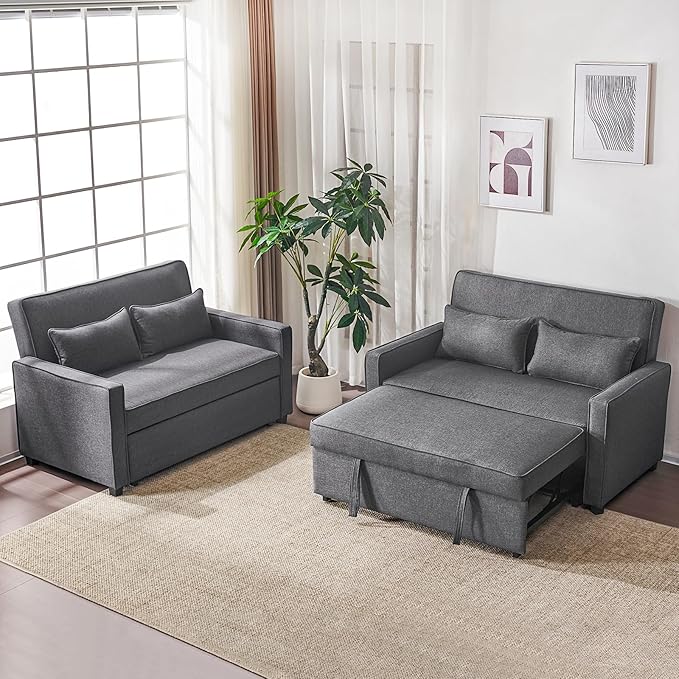 Furnimart 3-in-1 Convertible Sleeper Sofa - Image 2