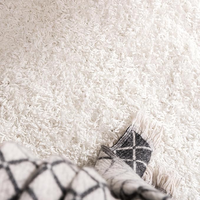Unique Loom Solid Shag Collection Area Rug - Image 5