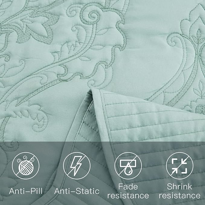 CHIXIN Bedspread Coverlet Set Queen Size - Image 7
