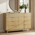 CARPETNAL Fluted 8 Drawer Dresser by CARPETNAL