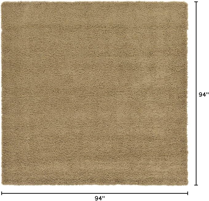 Unique Loom Solid Shag Collection Area Rug - Image 3