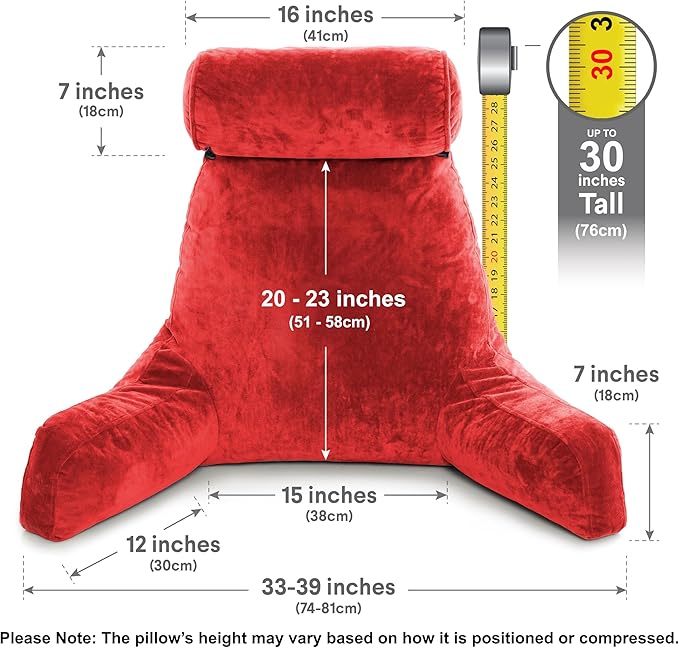 Husband Pillow XXL – Reading Pillow Bed Chair - Image 3