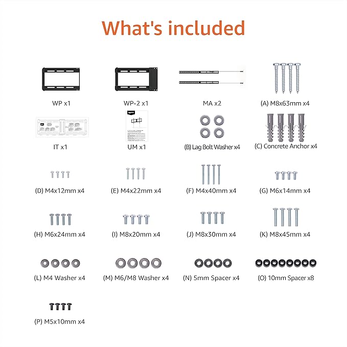 Amazon Basics Low Profile TV Wall Mount - Image 6