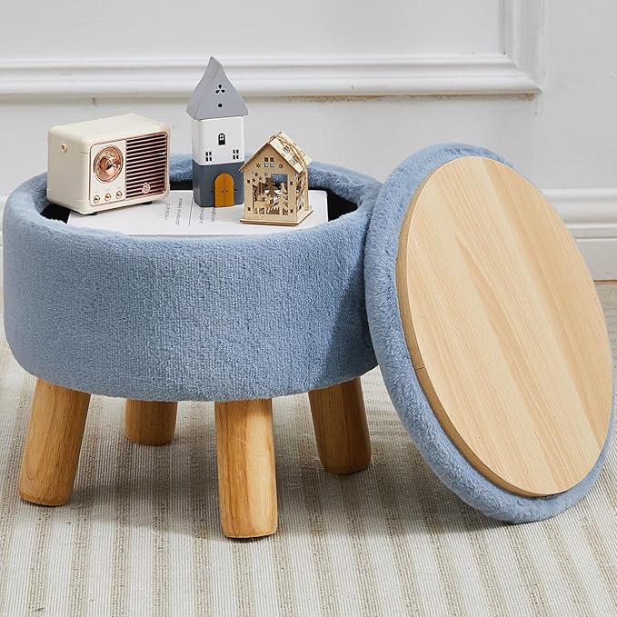 FIMIVIBI Small Foot Stool Ottoman by FIMIVIBI