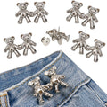 TOOVREN Cute Bear Button Pins for Loose Jeans by TOOVREN