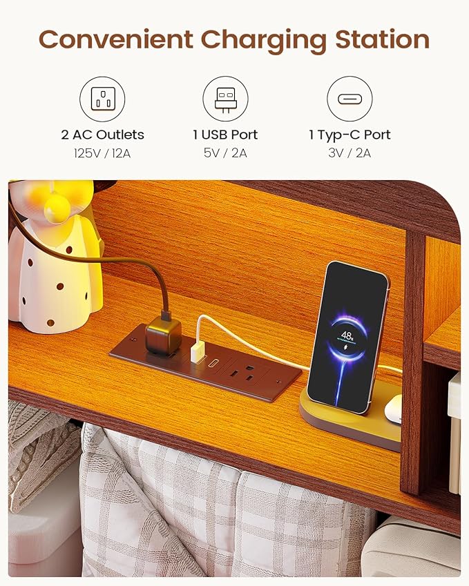 AOGLLATI Farmhouse Twin Bed Frame - Image 7
