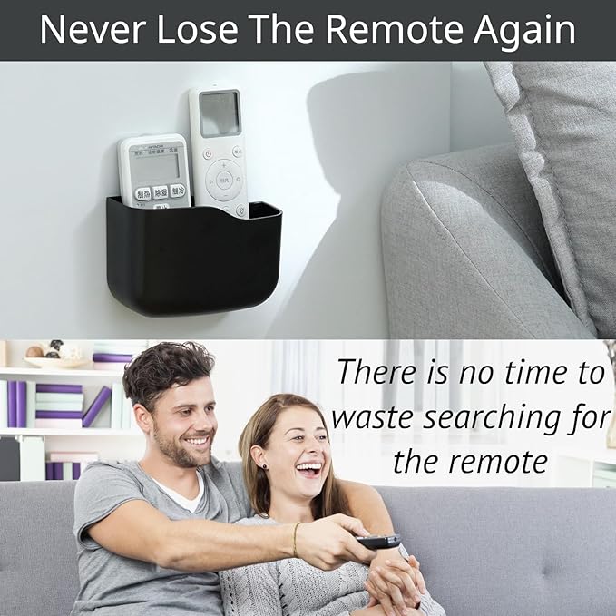 LINFIDITE TV Remote Holder Wall Mount Remote Control Holder - Image 2