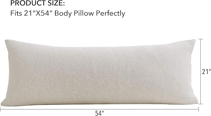 Oubonun 100% Jersey Cotton Body Pillow Cover - Image 6