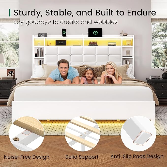 LARMACE Queen Size Bed Frame - Image 7