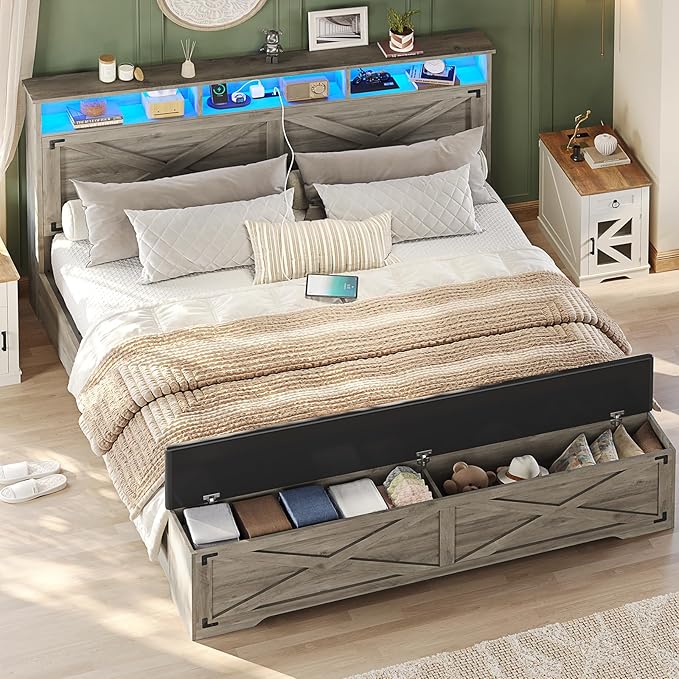 Hasuit Queen Size Bed Frame - Image 8