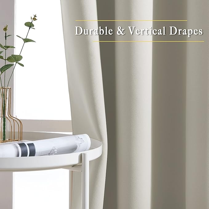 NICETOWN Blackout Natural Curtains & Drapes - Image 6