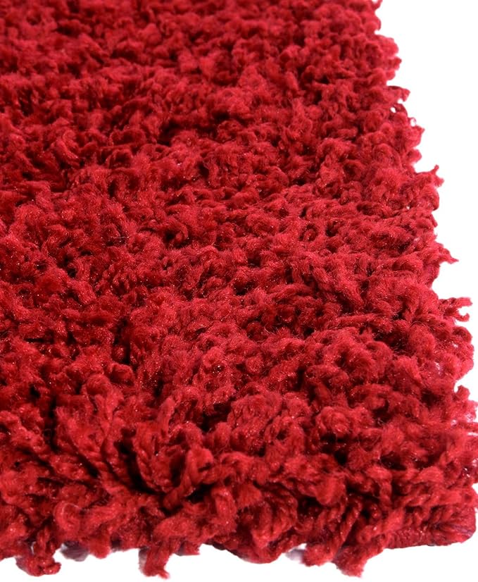Unique Loom Solid Shag Collection Area Rug - Image 9