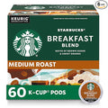Starbucks K-Cup Coffee Pods, Medium Roast Hot or Iced Coffee, Breakfast Blend by StarbucksbyNespresso