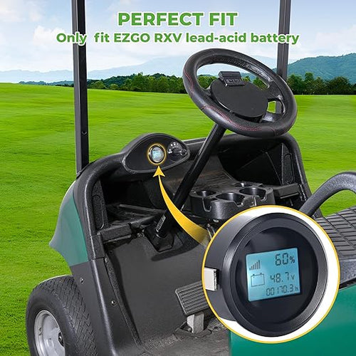 10L0L Golf Cart Battery Monitor Meter - Image 2
