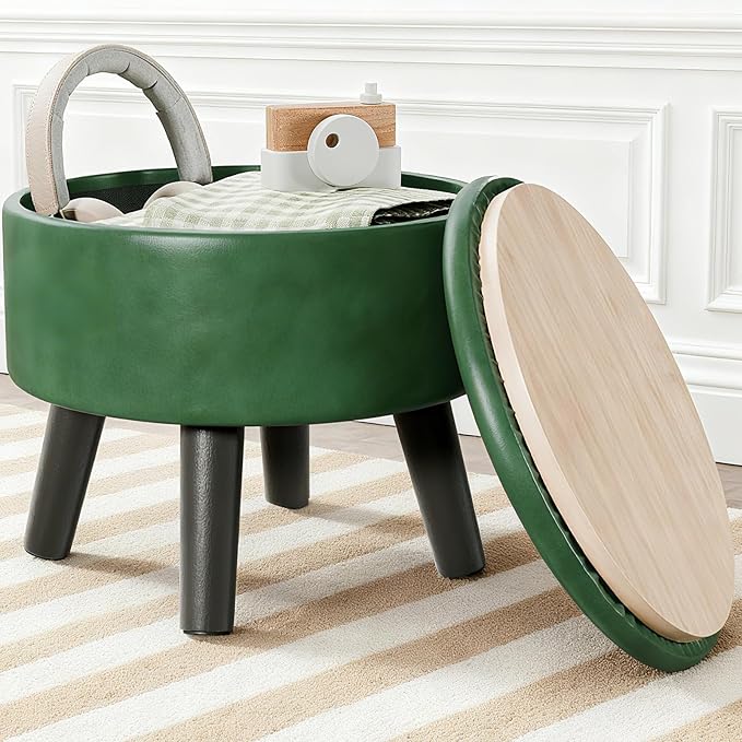FIMIVIBI Small Foot Stool Ottoman by FIMIVIBI