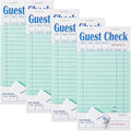 4 Pack Green Guest Checks Books by ZPARIK