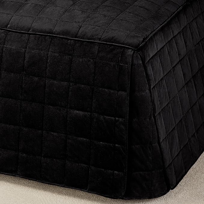 Camden Luxury Bedding | Neutral Onyx Black Color | Fitted Hollywood Daybed - Image 3