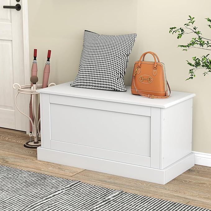 LOKO 35.5” Storage Chest, Lift Top Storage Box - Image 2