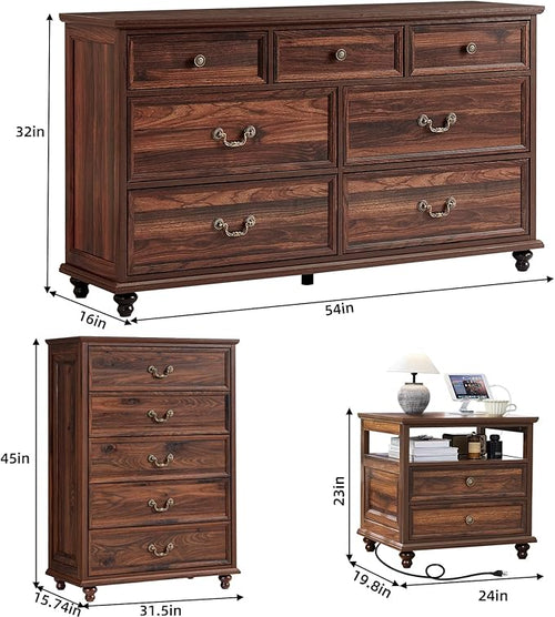 24" Wide Farmhouse Nightstand - Image 2