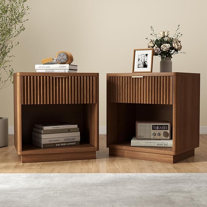 Miereirl Fluted Nightstand by Miereirl