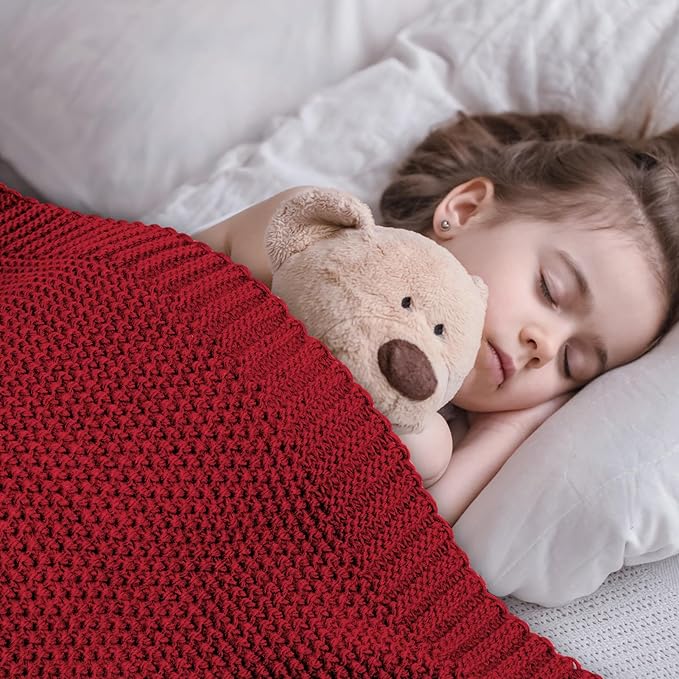 CozeCube Christmas Red Throw Blanket - Image 6
