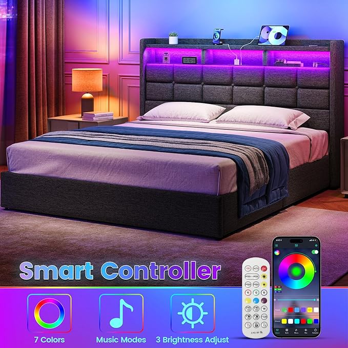 Lift Up Full Size Bed Frame - Image 3
