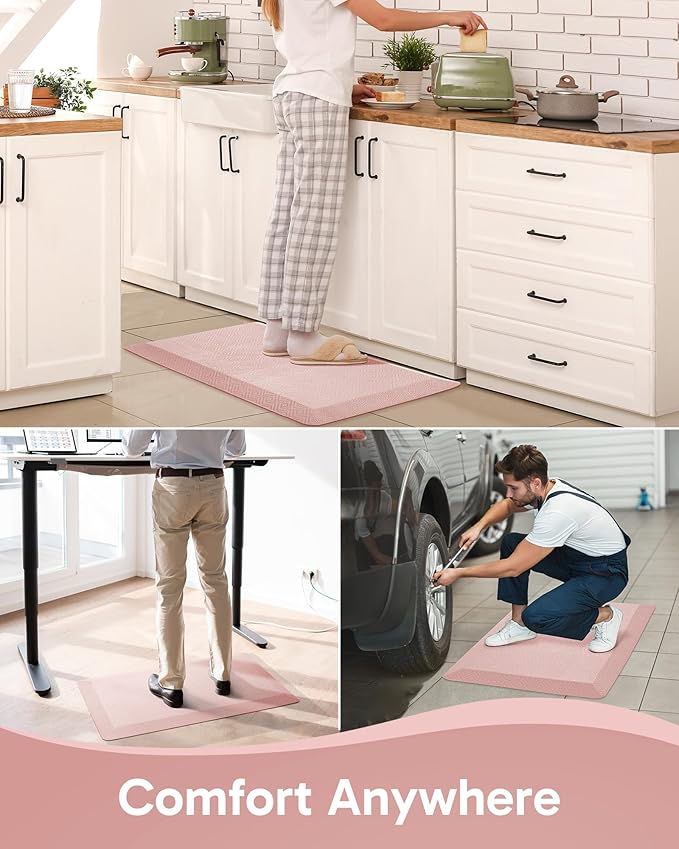 Ophanie Kitchen Mats for Floor, 3/4 Inch Thick Kitchen Rugs, Waterproof - Image 8