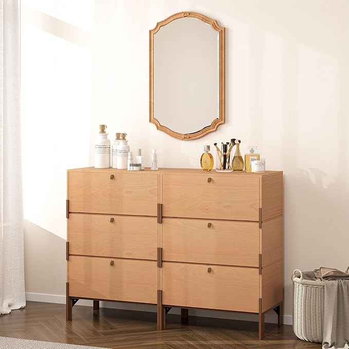 Stackable 3 Drawers Dresser, Customizable Chest of Drawers - Image 6