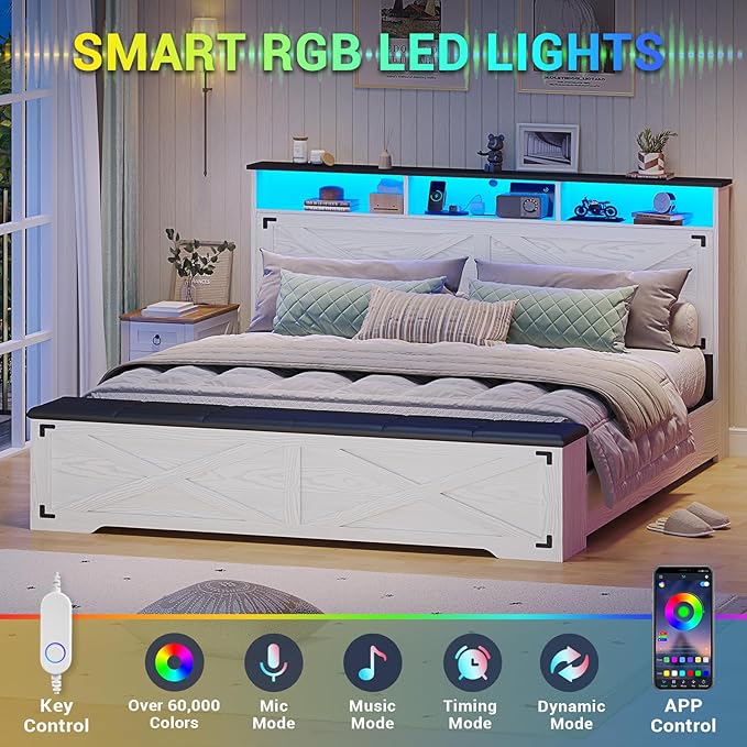 Hasuit Queen Size Bed Frame - Image 5