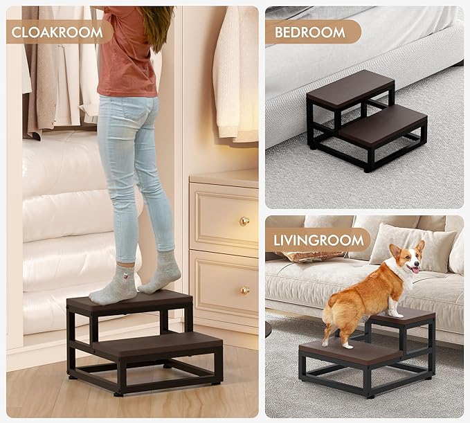 2-Step Waterproof HDPE Step Stools - Image 7