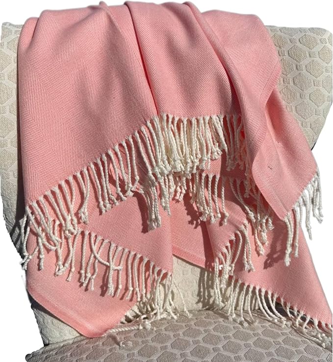 Alashan Cotton Acrylic Adirondack Herringbone Woven Throw - Image 3