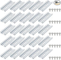 VAMRONE 20 Piece Aluminum DIN Rails, 4 Inches Long, 35mm Wide, 7.5mm High by VAMRONE