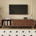 Virubi Mid-Century Modern TV Stand, Entertainment Center by Virubi