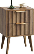 YAUKOMEL Mid Century Modern Nightstand, Small Bedside Table by YAUKOMEL