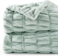 BATTILO HOME Luxury Faux Fur Throw Blanket by BATTILOHOME