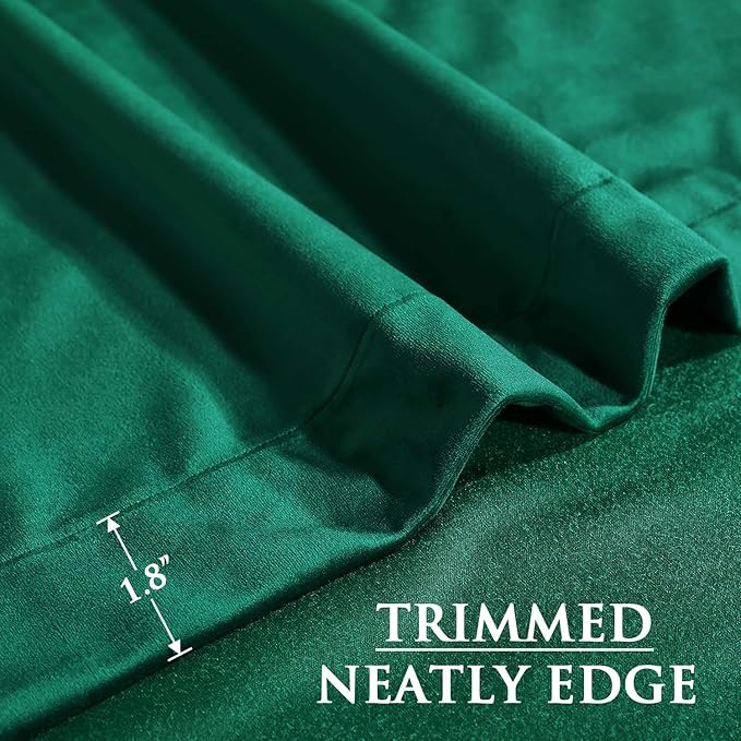 StangH Emerald Green Velvet Curtains 84 inches - Image 8