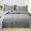 MarCielo 3-Piece 100% Cotton Oversized Bedspread Lightweight Quilt Coverlet by MarCielo