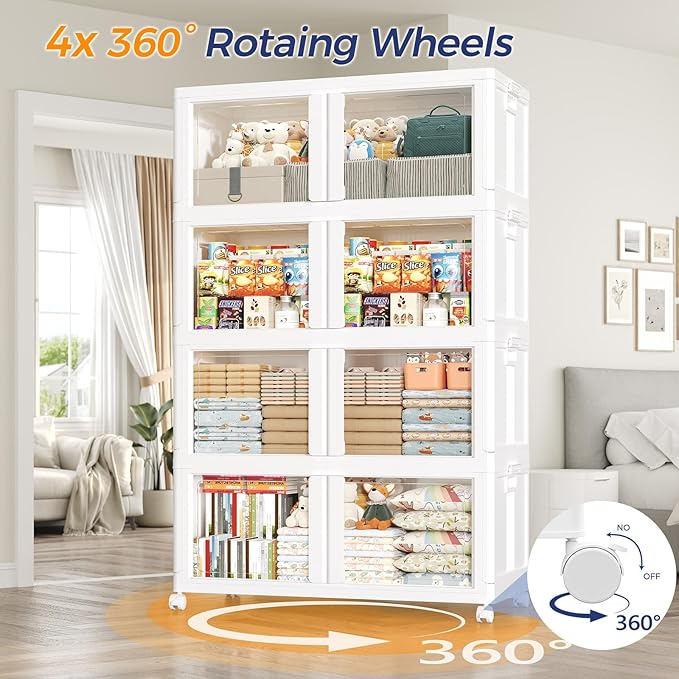 90GAL Large Stackable Storage Bins - Image 6