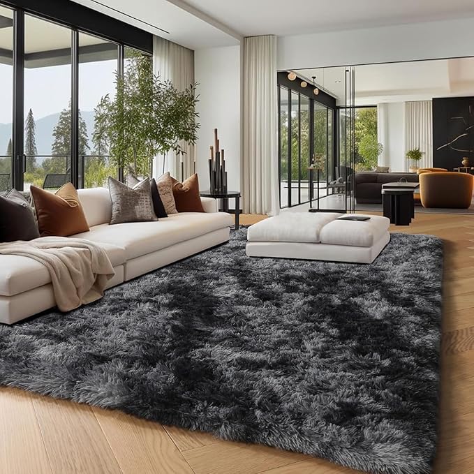PAGISOFE Abstract Soft Shaggy Rugs - Image 8