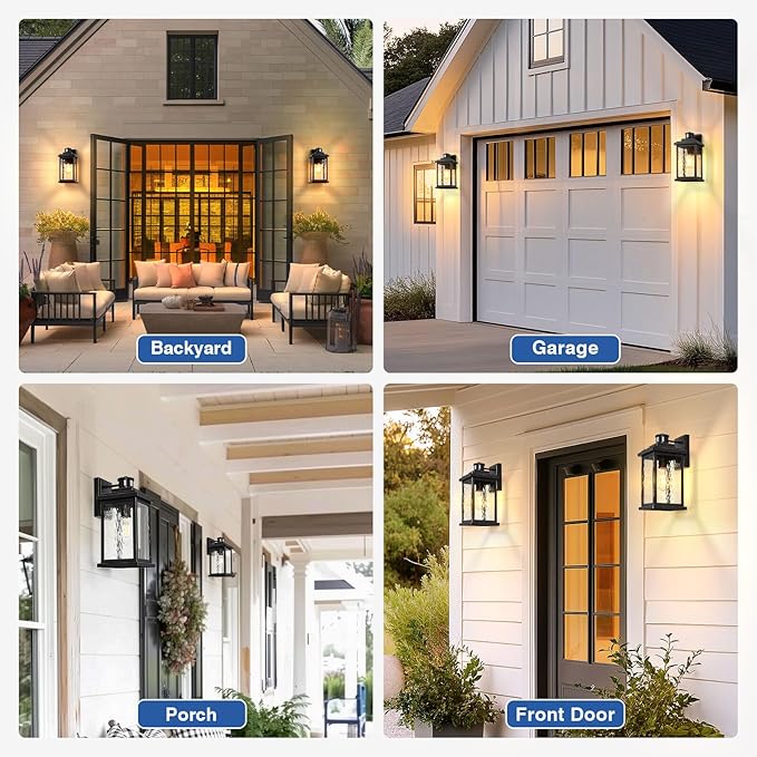 VIANIS Large Motion Sensor Outdoor Lights, Dusk to Dawn Outdoor Lighting - Image 9